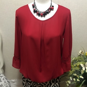 Zac & Rachel 3/4 Sleeve‎ Blouse